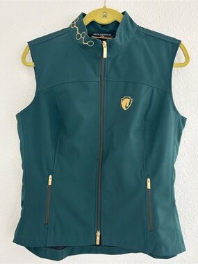 Arista Equestrian Iconic Bit Vest Green Riding Vest  Women